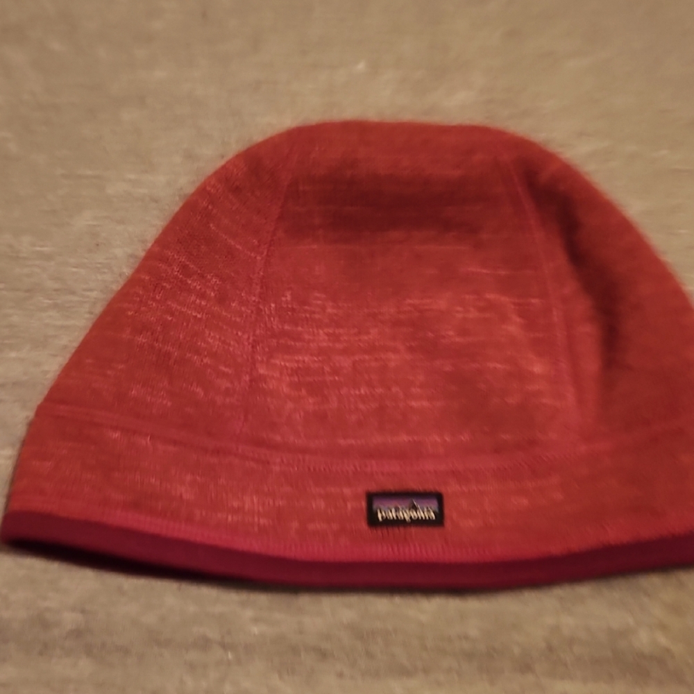 Patagonia Red Beanie Size Large